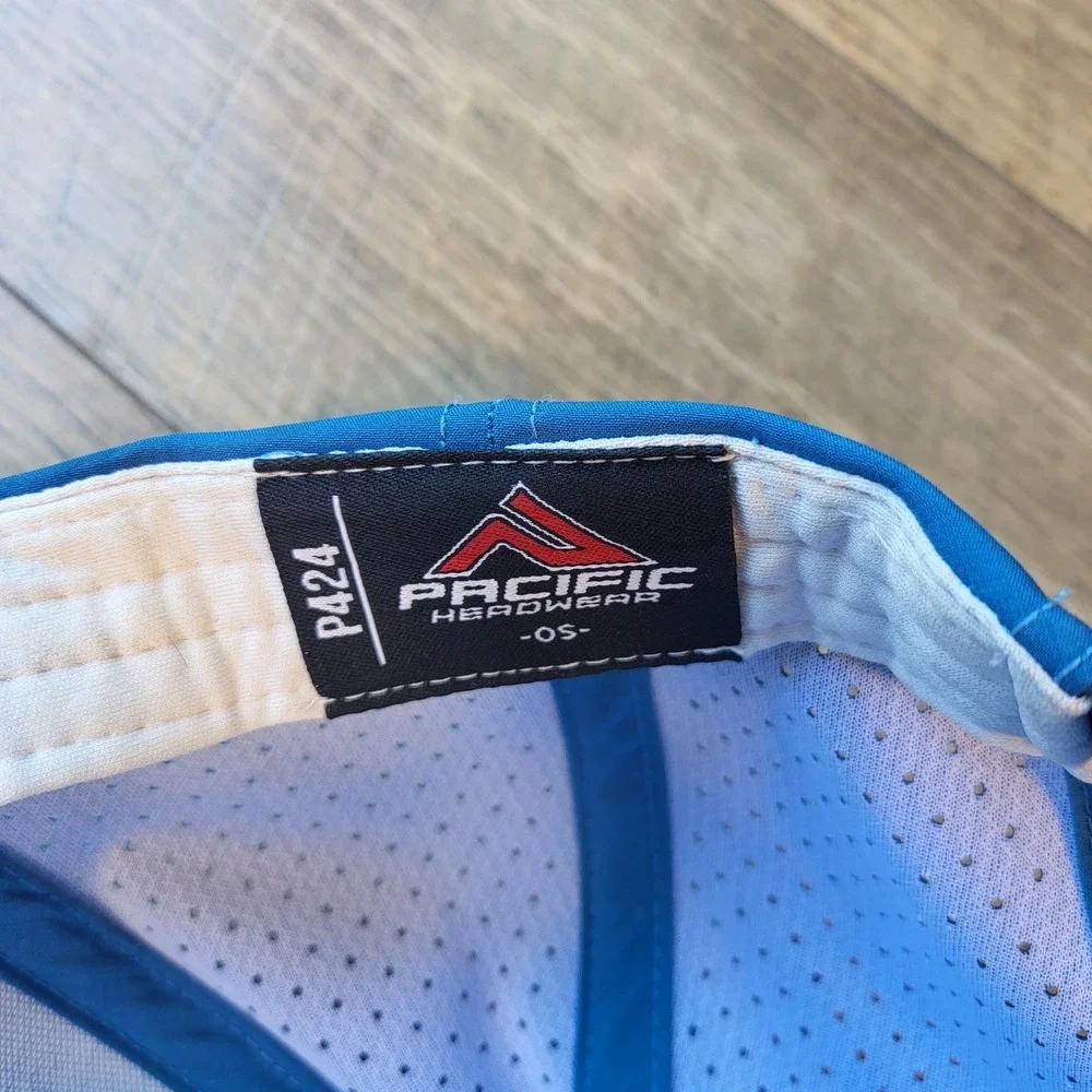 Pacific Headwear P424 Miami Dealers Blue Trucker Hat Rope Snapback Cap OS